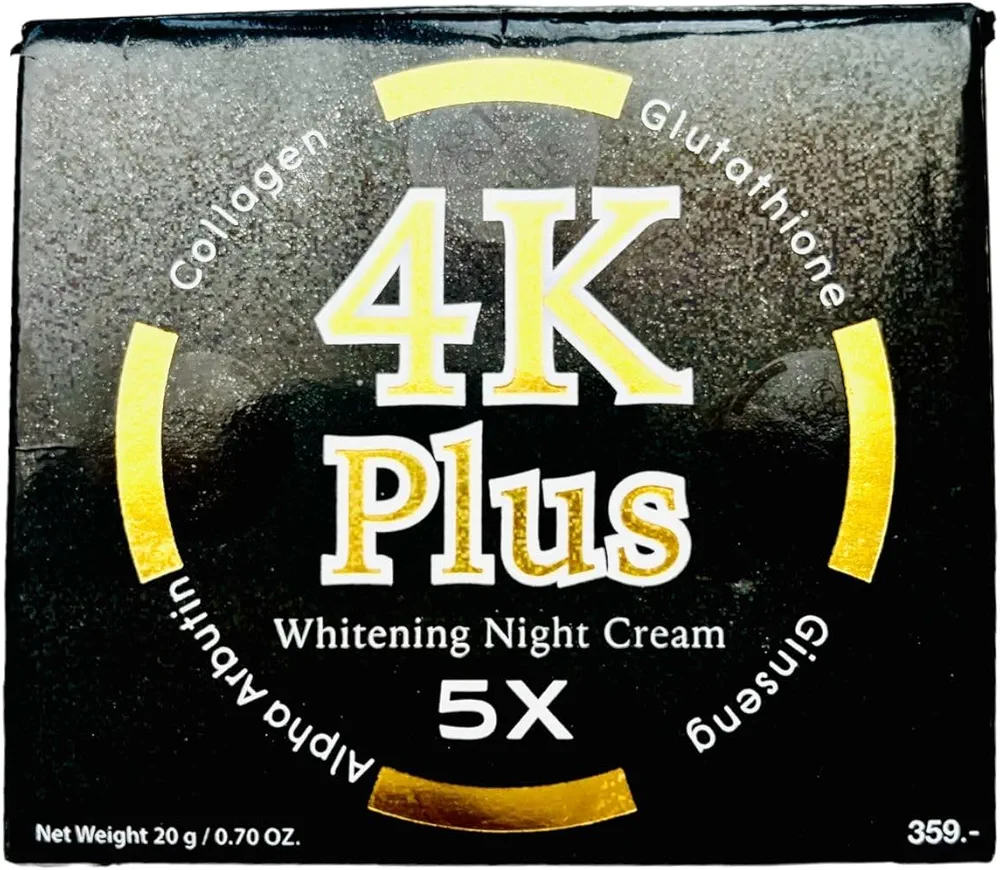 Picture of International Thailand Product 4k Plus Whitening Night Cream 5x - 20 Gm For Used male /female