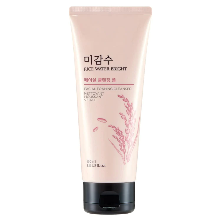 Picture of International Korean Product The Face Shop Rice water Bright Cleansing Foam used For male /female 100 Ml