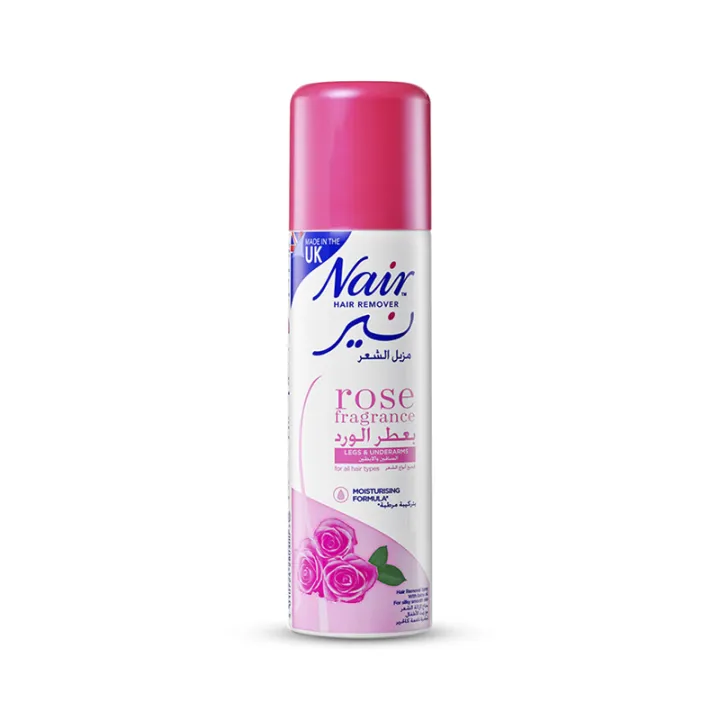 Picture of International Uk Product Unwanted Hair Removal Spray Nair Rose Fragrance Used For Male/female 200 Ml