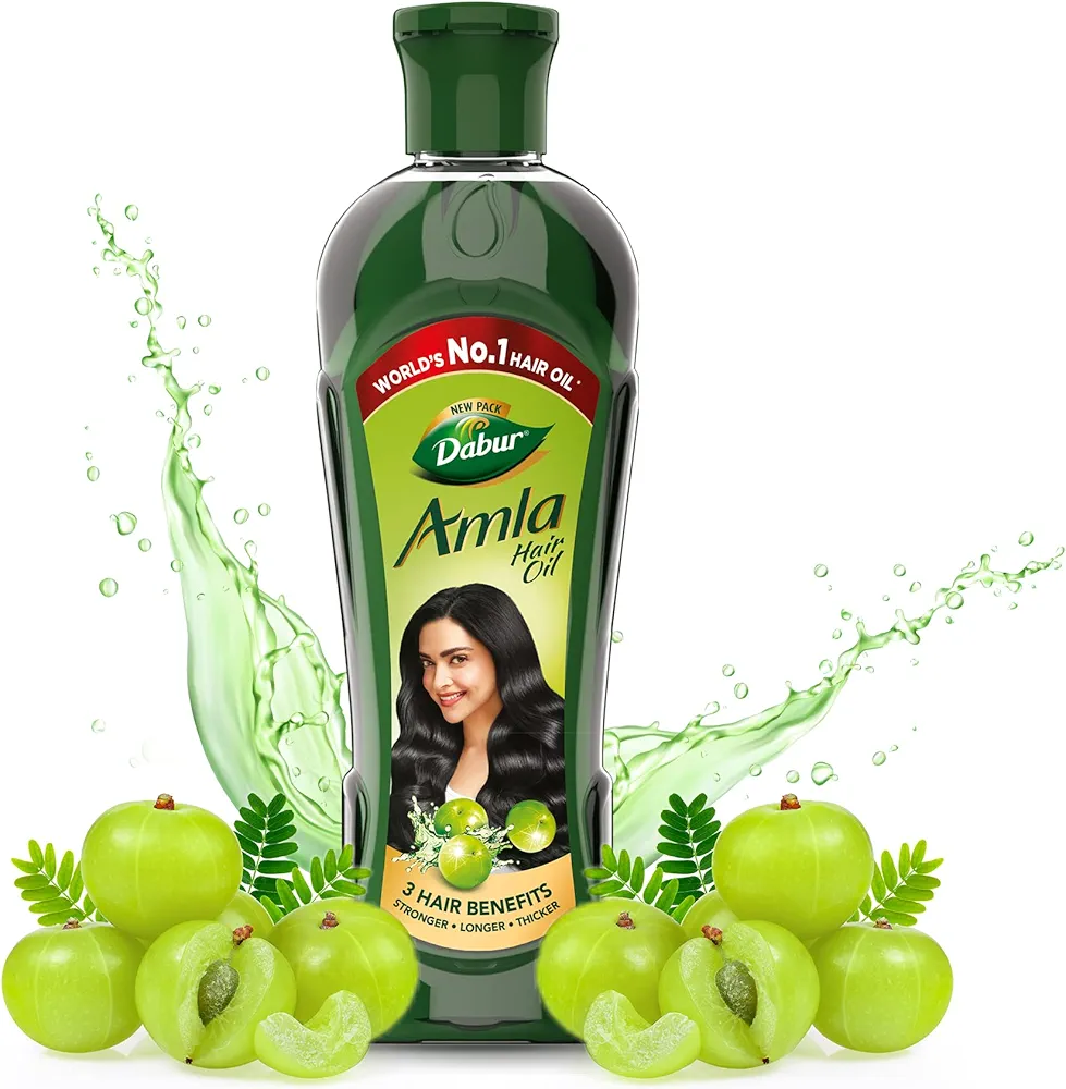 Picture of Indian product Dabur Amla Hair Oil used For Male/female 275 Ml