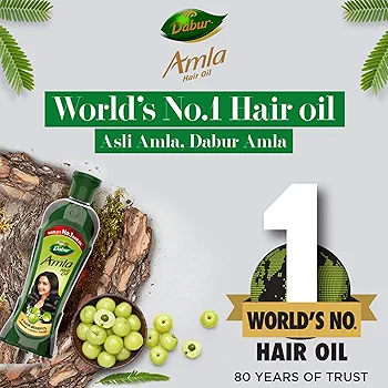 Picture of Indian product Dabur Amla Hair Oil used For Male/female 275 Ml