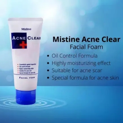 Picture of International Thailand product Acne Clear Plus Facial Foam used For male/female 85 Gm