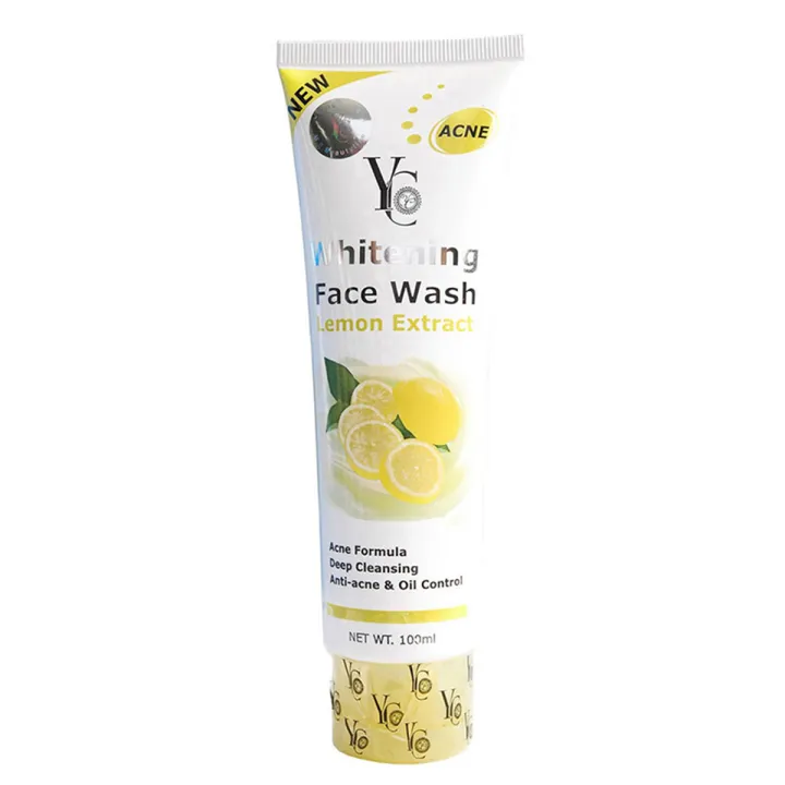 Picture of International Thailand product Yc Whitening Lemon Extract Face wash used For male/female 100 Ml