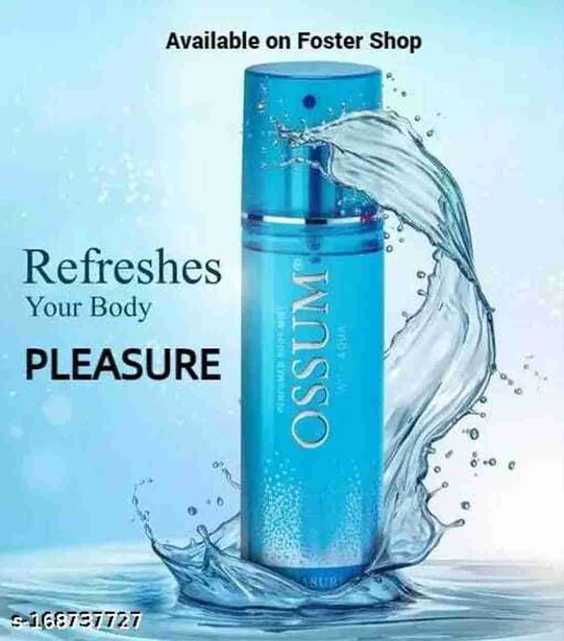 Picture of Indian Product Ossume Perfumed Body Mist With Aqua pleasure Used For male /female -115 Ml