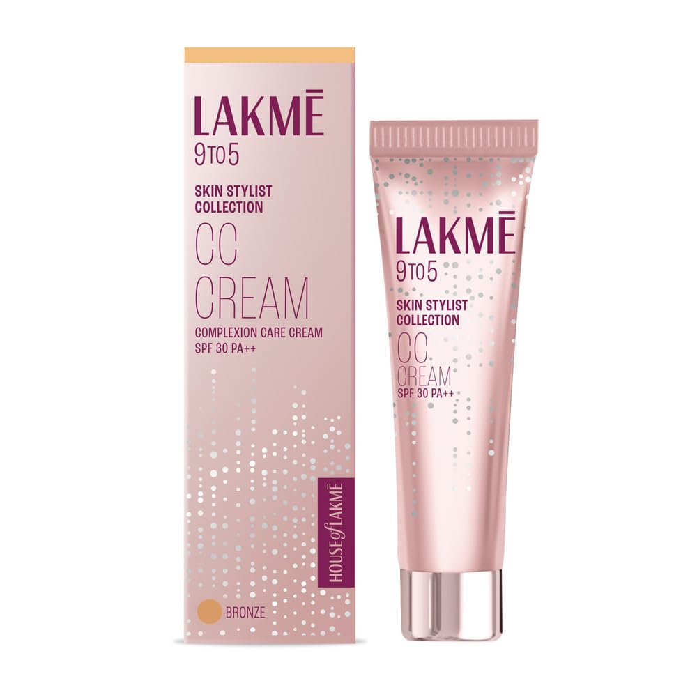 Picture of International Indian Product Lakme 9 To 5 Cc cream Complexion care cream SPF 30 PA++(BRONZE) 30 Gm