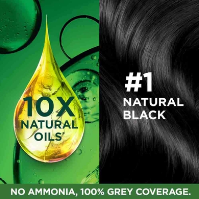 Picture of Indian Product Garnier Nourishing Permanent Naturals black hair Colour Used For Male/female -70Ml +60gm