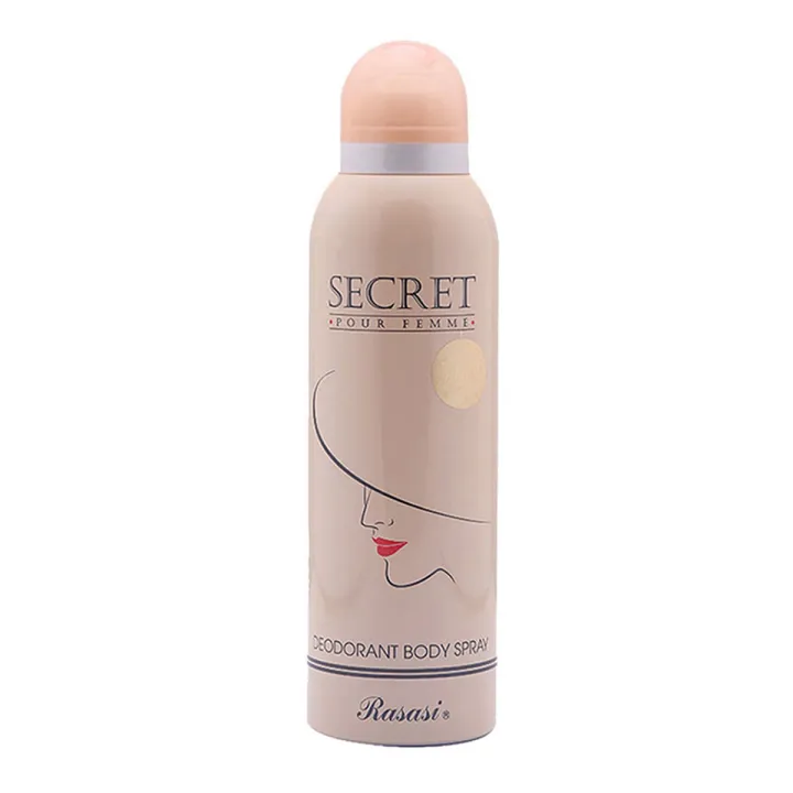 Picture of International UAE product Rasasi Secret Deodorant Body spray For Women -200 Ml