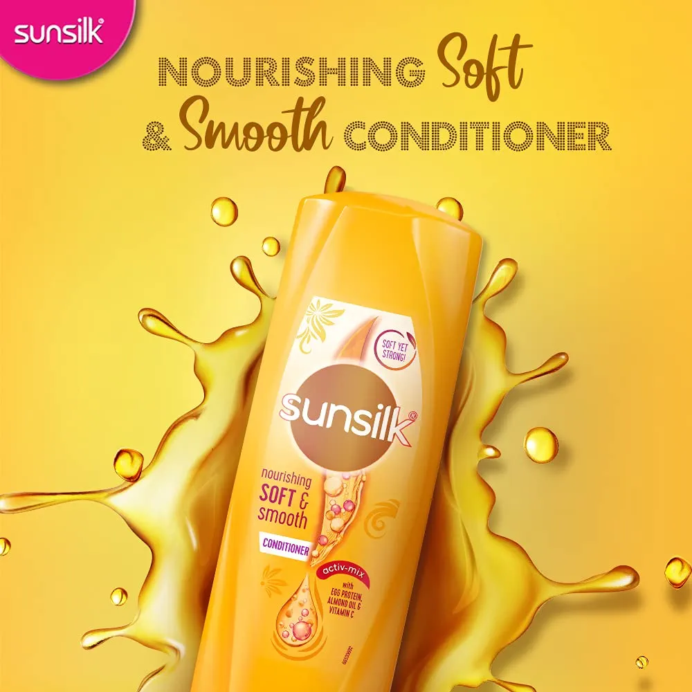 Picture of International Thailand Product Sunsilk Soft & Smooth Conditioner Used For male /female -300 Ml
