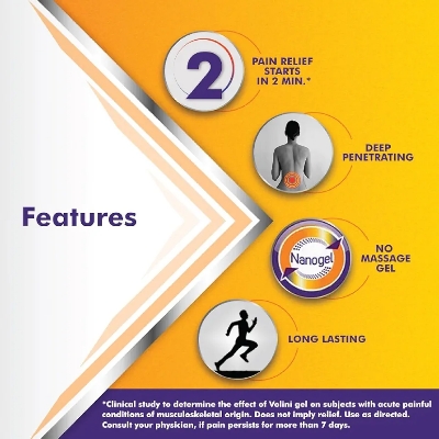 Picture of Indian product Volini Pain Relief Gel -75Gm