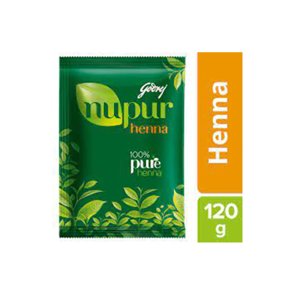 Picture of Indian Product Godrej Nupur Henna 100% pure Henna mehendi -120 Gm