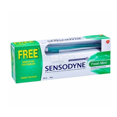 Picture of Indian Product Fresh Mint Tooth paste Tooth Brush Free -150 Gm