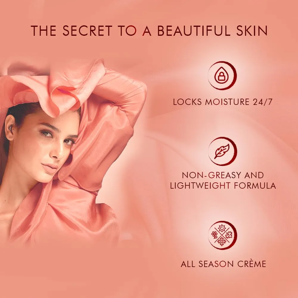 Picture of Indian Product Lakme peach milk soft cream With 24hour Moisture Lock Non- Sticky Face cream used For women.. 50 Gm