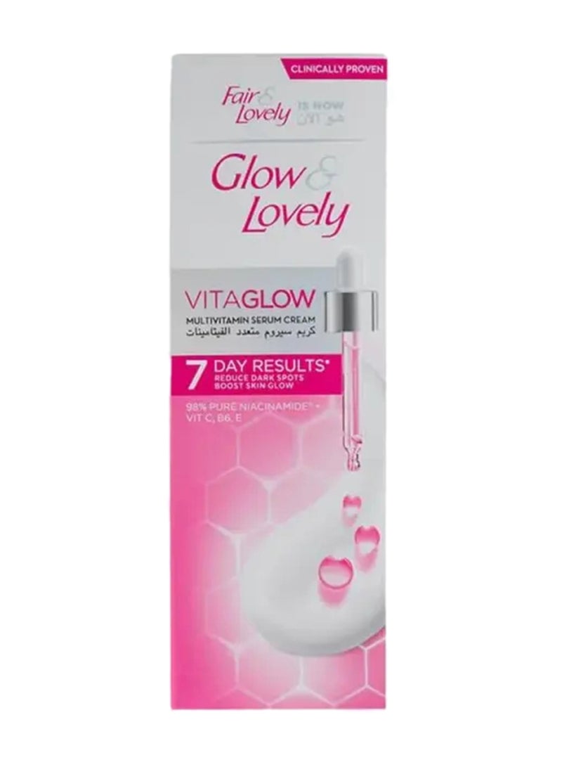 Picture of International UAE Product Fair&Lovely With Glow & Lovely VitaGlow Multivitamin Serum Face Cream Used For Women..100 Ml