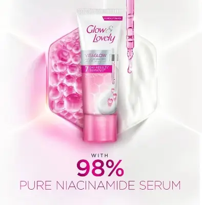 Picture of International UAE Product Fair&Lovely With Glow & Lovely VitaGlow Multivitamin Serum Face Cream Used For Women..100 Ml