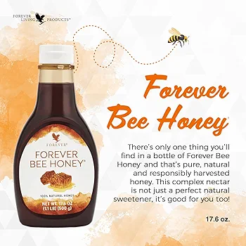 Picture of International American Product Forever Bee Honey Responsibly Harvested Mountain Honey With Rice, Smooth&Complex -500 gm