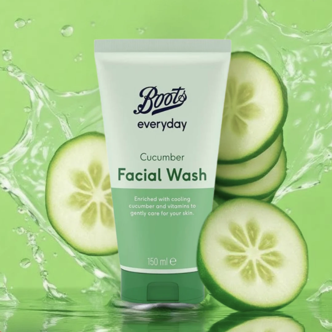 Picture of International UK Product Boots Everyday Cucumber Facial Wash Used For Male /Female -150Ml