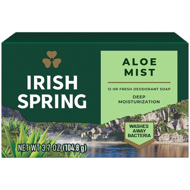 Picture of International Mexican Product Irish Spring Aloe Mist 12hours Deep Moiturization Soap -(104.8gm)
