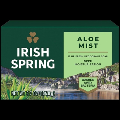 Picture of International Mexican Product Irish Spring Aloe Mist 12hours Deep Moiturization Soap -(104.8gm)