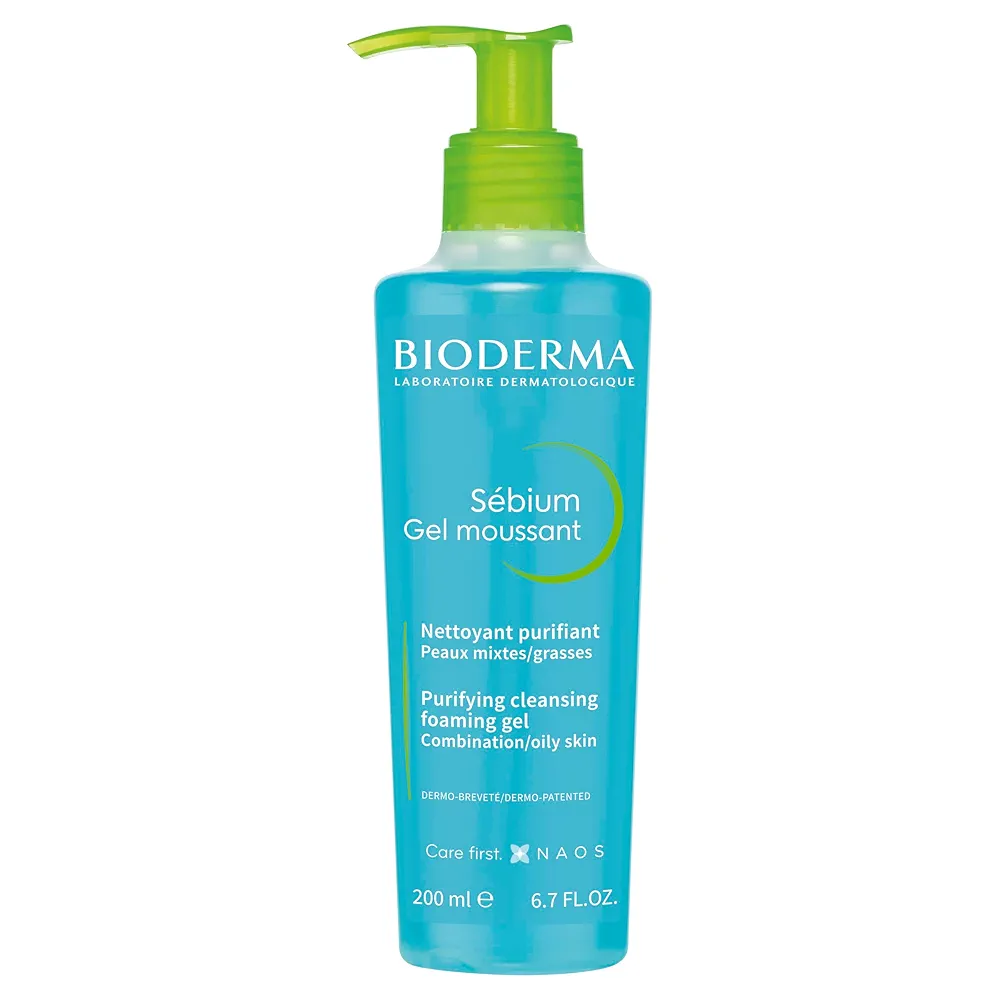 Picture of International France Product Bioderma - Face Cleanser - Sébium - Makeup Removing Cleanser - Skin Purifying - Face Wash for Combination to Oily Skin Used For Male /Female-200Ml