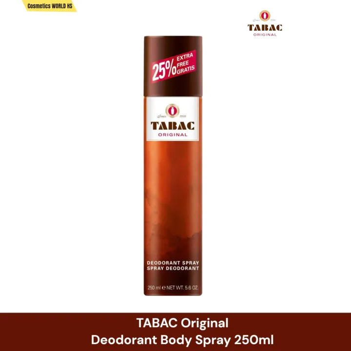 Picture of International Germany Product Tabac Original Deodorant Spray With 24hours Long Lasting Protection Spray Deodorant Body spray Used For Men-250Ml