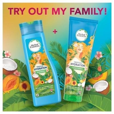 Picture of International France Product Herbal Essences Tropical Hydration Shampoo Used For Male /Female-400Ml