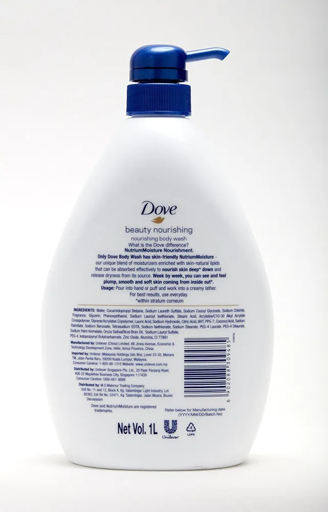 Picture of International Malaysian Product Dove Beauty Nourishing Body Wash For Smooth & Soft Skin Used For Male /Female -1L
