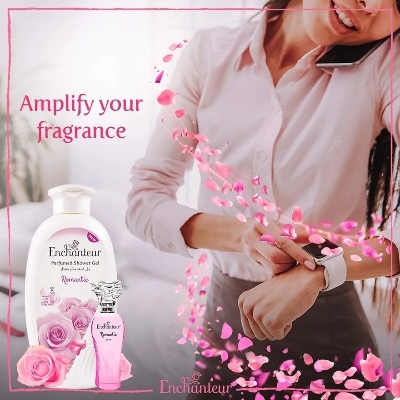 Picture of International Malaysian Product Enchanteur Romantic Perfumed Shower Gel Used For Male/Female-550Ml