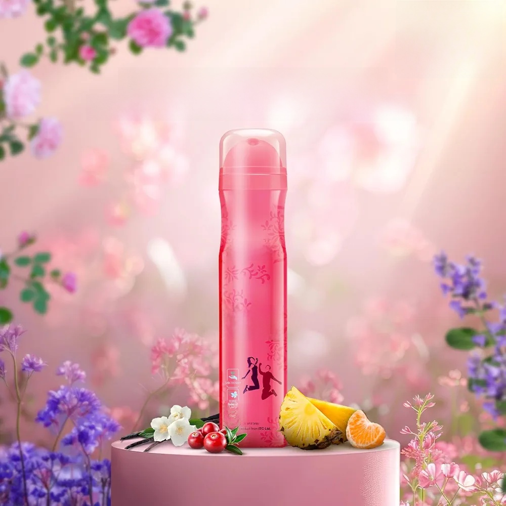 Picture of Indian Product Engage Blush Deodorant Fruity and Floral, Skin Friendly,24hours Long lasting Body Spray For Women-150 ml