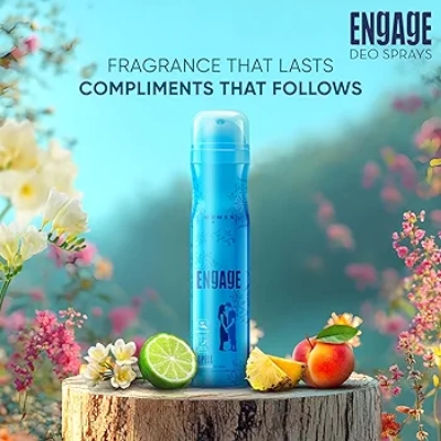Picture of Indian Product Engage Spell Deodorant For Women, Citrus and Fruity, Skin Friendly 24hous Long Lasting Body Spray For Women- 150 ml