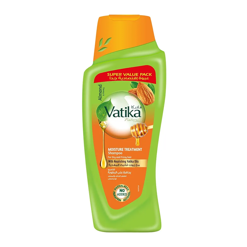 Picture of International UAE Product Vatika Almond & Honey With Moisture Treatment For Dry & Frizzy Hair Shampoo Used For Male /Female-700Ml