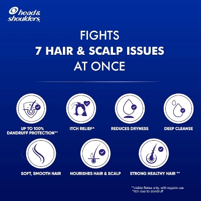 Picture of Indian Product Head & Shoulders 7in1 Anti-dandruff For Multi-action formula, Complete Solution for unhealthy scalp, 7 benefits Shampoo Used For Male/Female- 650ml
