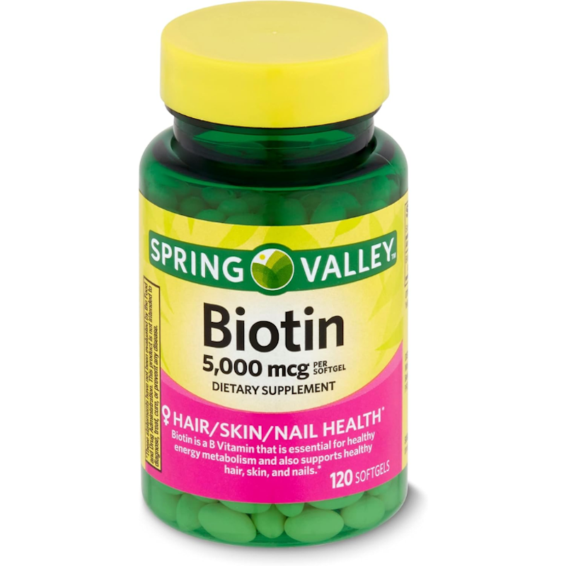 Picture of Valley Biotin Softgels 5000mcg 120 Softgels