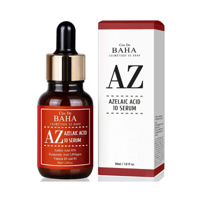 Picture of Azelaic Acid 10% Facial Serum with Niacinamide - Fast Rosacea Skin Care Product + Reduce Cystic Acne Scar + Redness Relief Face + Pimple Pigmentation Blackhead, Alcohol Free, 1oz (30ml)