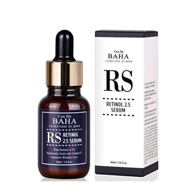 Picture of Retinol 2.5% Facial Serum with Vitamin E - Facial Crepe Erase + Diminishes Acne-prone + Age Spot Remover + Retinol Serum 2.5 High Strength for Face without a Prescription, 1oz/2oz (30ml)