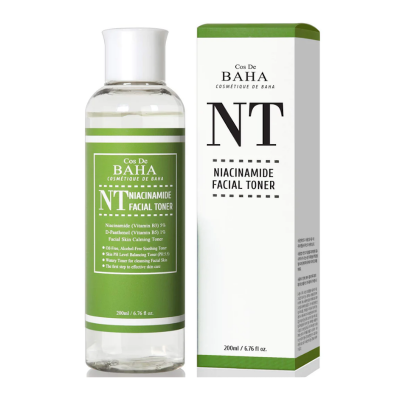 Picture of Niacinamide 5% Facial Toner - Pore Reducer + Uneven Skin Tone Treatment + Diminishes Acne Prone, Alcohol Free 6.75oz (200ml)
