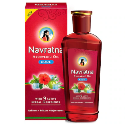 Picture of Indian Product Navratna Ayurvedic Hair Oil Cool -180 Ml