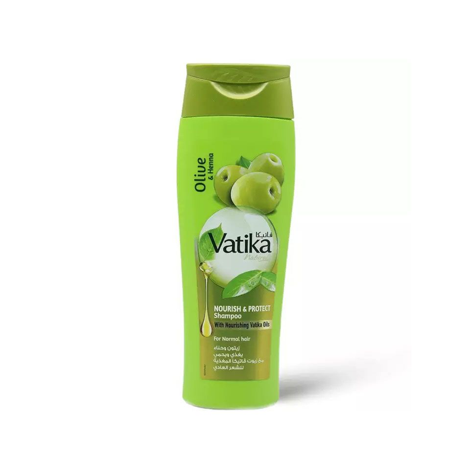 Picture of International UAE Product Vatika shampoo Olive & Henna Nourish & Protect Shampoo Used For male/female 400 Ml