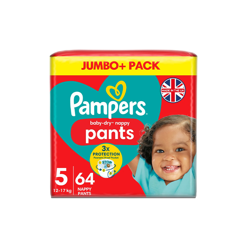 Picture of Pampers Jumbo Pack-5 Pant 12-17kg 60pcs