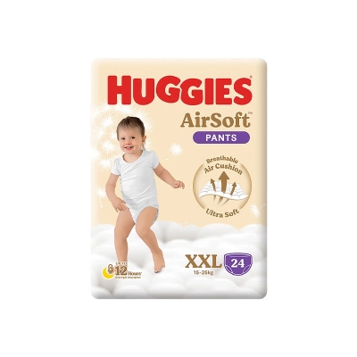 Picture of Huggies Airsoft Pants Baby Diaper (15-25kg) - XXL24