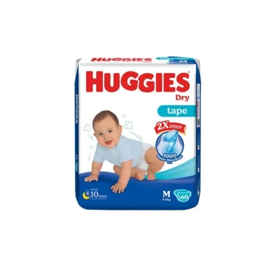 Picture of Huggies Dry Pants Baby Diaper (6-12kg) M50/58 Diaper