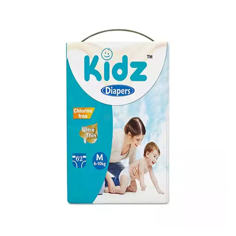 Picture of Kidz Diapers (Belt System) Size - M (5-10kg) 62pcs