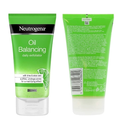 Picture of International France product Neutrogena Oil balancing Daily Exfoliator Face wash 150 Ml