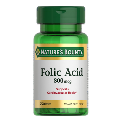 Picture of Folic Acid 800 mcg Maximum Strength – 250