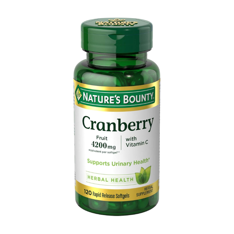 Picture of Bounty Cranberry Herbal Health Supplement 4200mg with Vitamin C – 120 Softgels