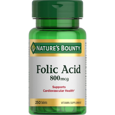 Picture of Folic Acid 800 mcg Maximum Strength – 250