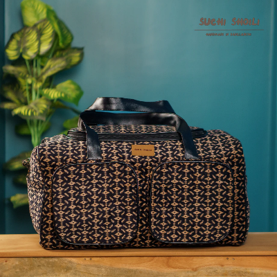 Picture of Tribal Weave Corduroy Fabric Veronica Premium Travel Bag