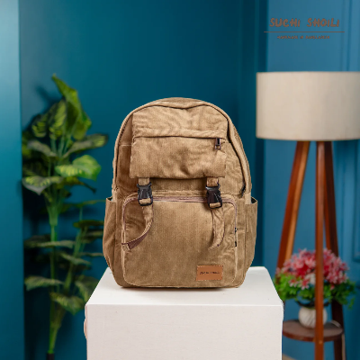Picture of Ash Send Corduroy Fabric Metro Backpack