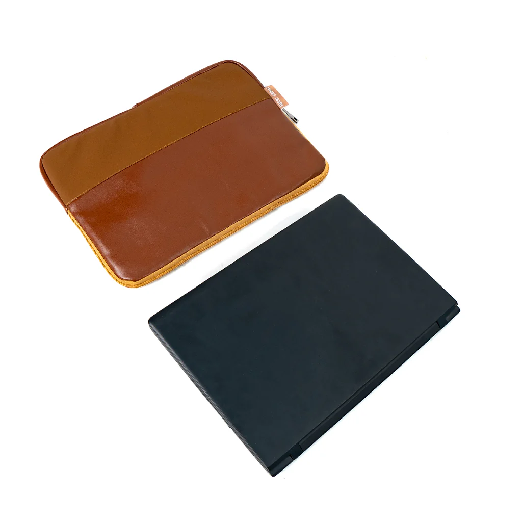 Picture of New Coffee Leather Laptop Sleeve