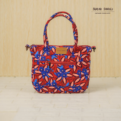 Picture of Garden Flower Corduroy Fabric Ajrin Crossbody Bag