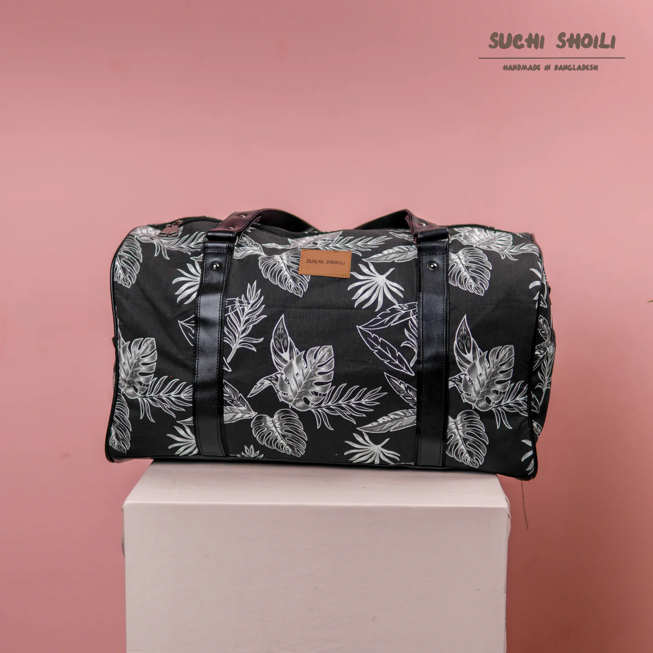 Picture of Night Leaf Square Duffel Bag